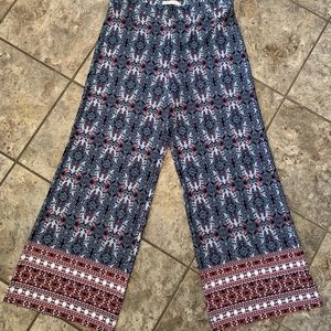 Wide leg trousers pants